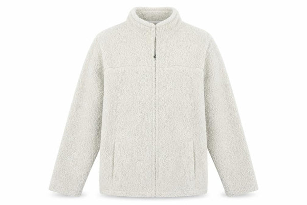 EWM Womens Beige   Full Zip Jumper Size M