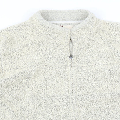 EWM Womens Beige   Full Zip Jumper Size M