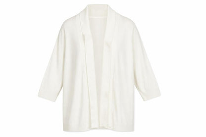 EWM Womens White   Cape Jumper Size L