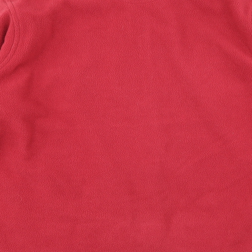 EWM Womens Red   Full Zip Jumper Size M  - fleece