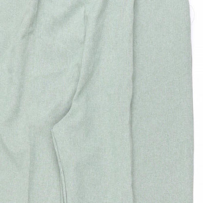 Womens UK Size 24 Preworn Regular Fit  Green Trousers