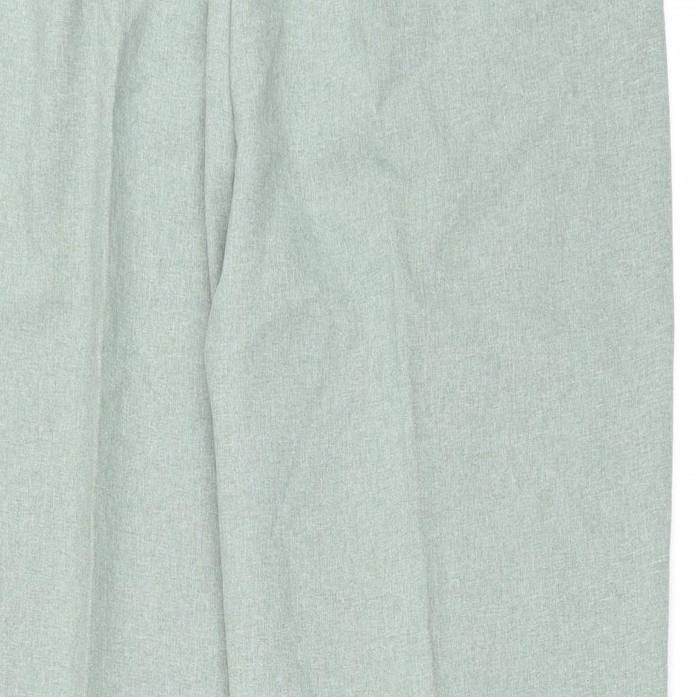 Womens UK Size 24 Preworn Regular Fit  Green Trousers