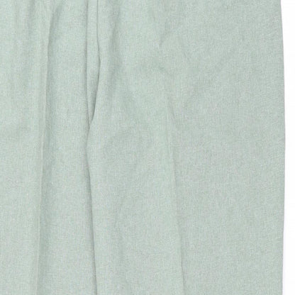 Womens UK Size 24 Preworn Regular Fit  Green Trousers