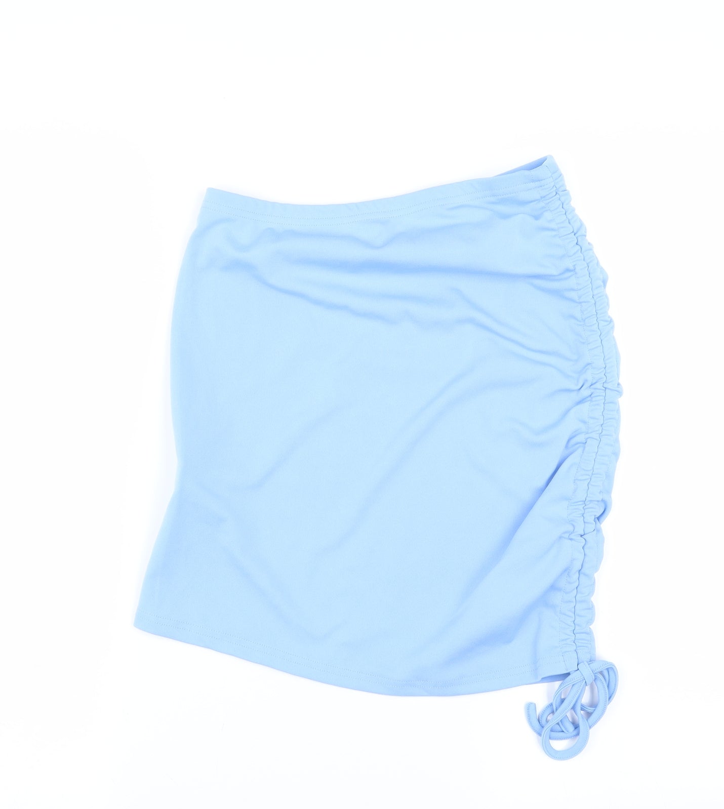 SheIn Womens Blue   Bandage Skirt Size S  - bodycon ruched sides