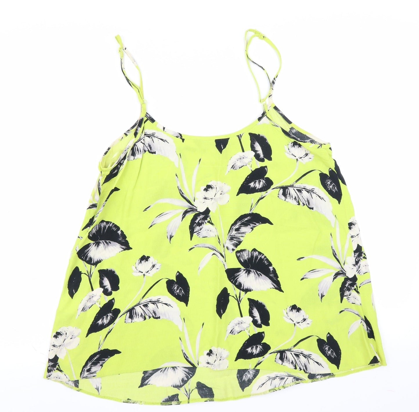 F&F Womens Green Floral  Camisole Blouse Size 14