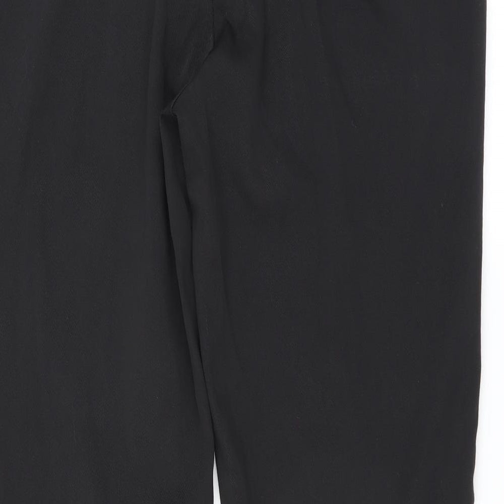 Internationale Womens Black   Trousers  Size 12 L24 in - cropped