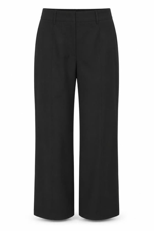 Womens UK Size 8 PRETTYLITTLETHING Regular Fit  Black Trousers