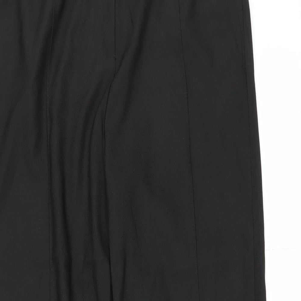 Womens UK Size 8 PRETTYLITTLETHING Regular Fit  Black Trousers