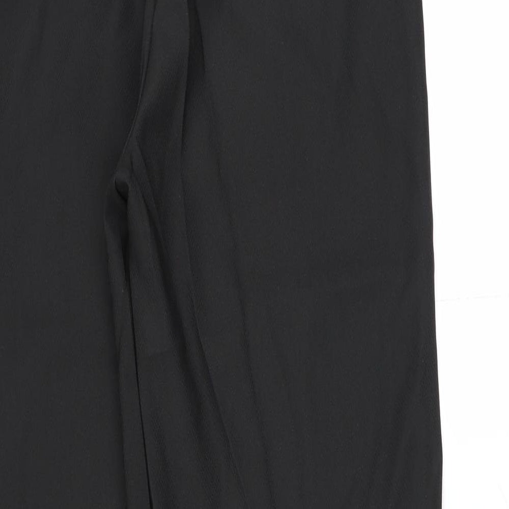 Womens UK Size 8 PRETTYLITTLETHING Regular Fit  Black Trousers