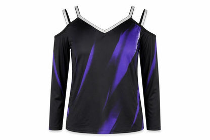 Womens UK Size S SHEILAY Black Basic Blouse