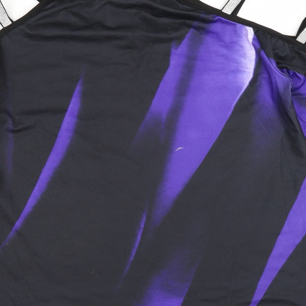 Womens UK Size S SHEILAY Black Basic Blouse