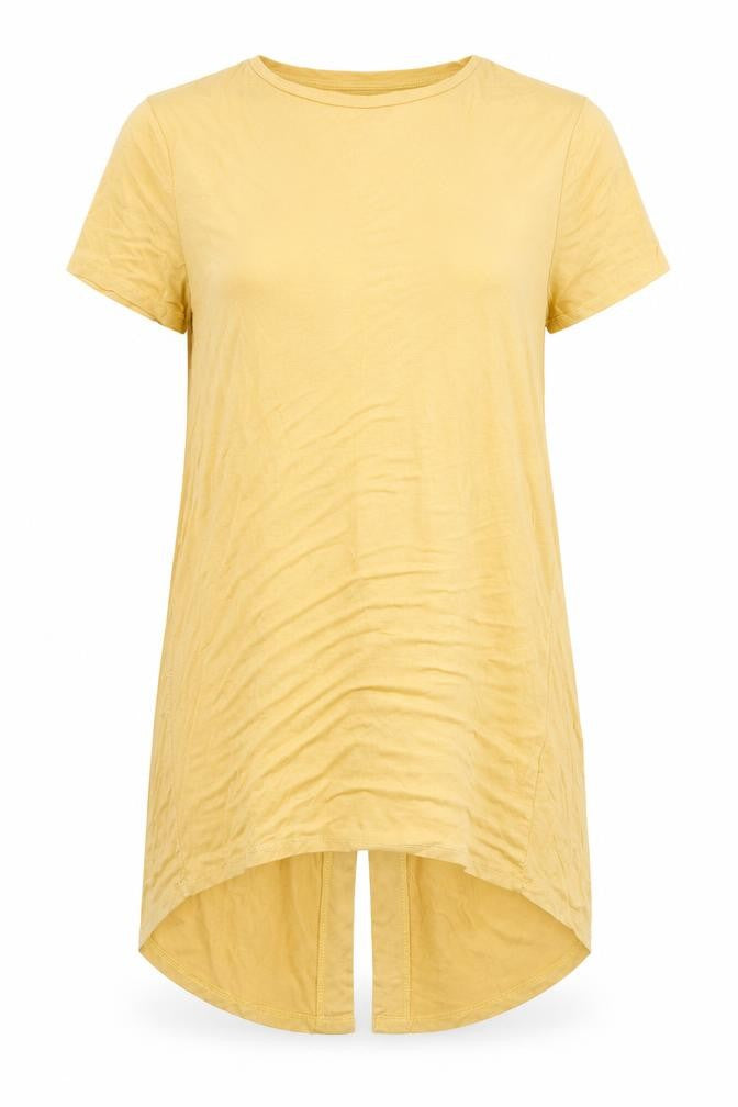Womens UK Size 10 Primark Beige Basic T-Shirt