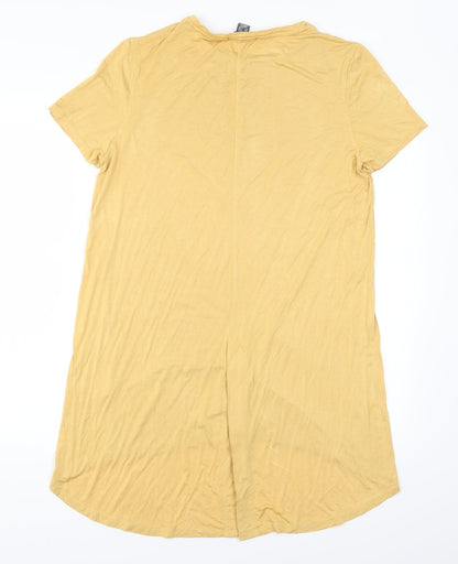 Primark Womens Beige   Basic T-Shirt Size 10