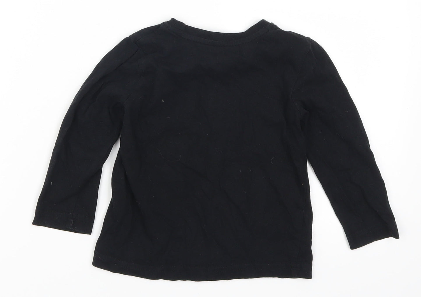 Primark Boys Black   Basic T-Shirt Size 18-24 Months  - Epic Brooklyn New York