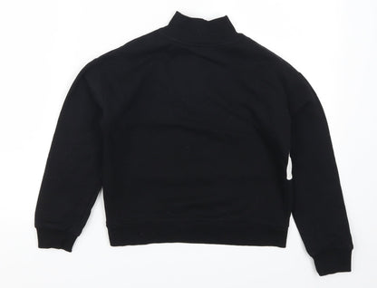 Miss Evie Girls Black   Pullover Sweatshirt Size 9-10 Years  - L'Amour Forever