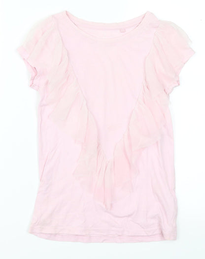 Next Girls Pink   Basic T-Shirt Size 10 Years