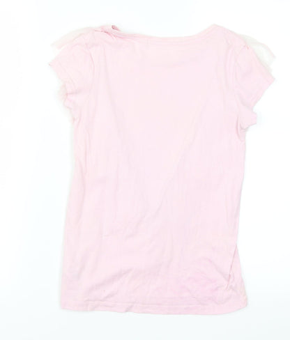 Next Girls Pink   Basic T-Shirt Size 10 Years