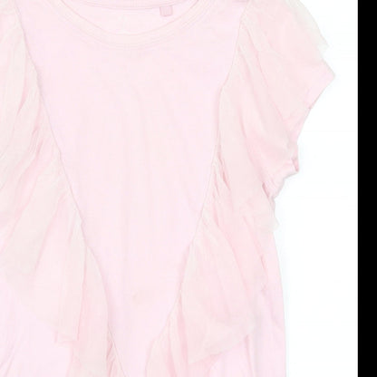 Next Girls Pink   Basic T-Shirt Size 10 Years