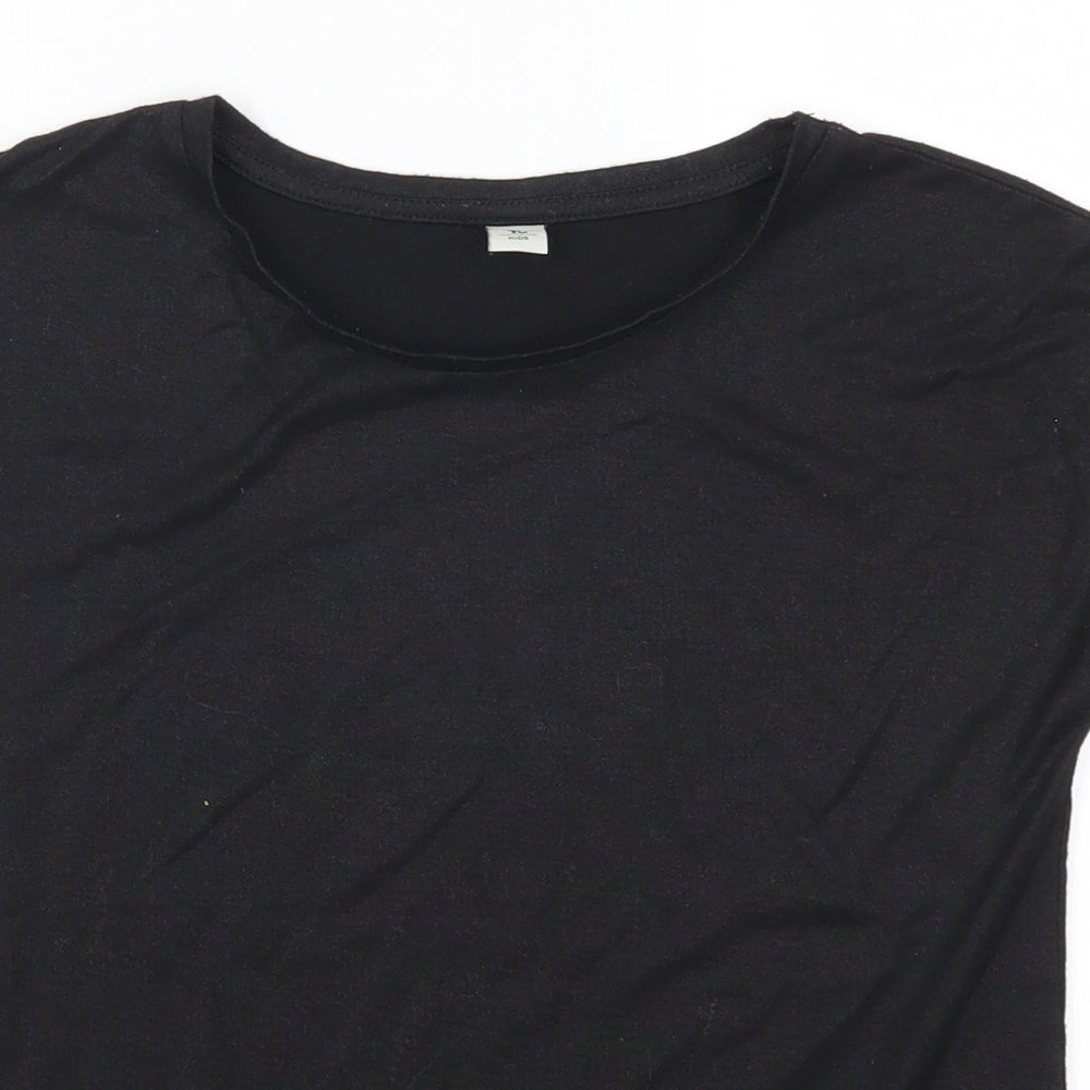 TU Girls Black   Basic T-Shirt Size 10 Years  - Stars