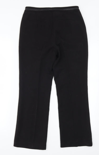 F&F Womens Black   Trousers  Size 6 L25 in