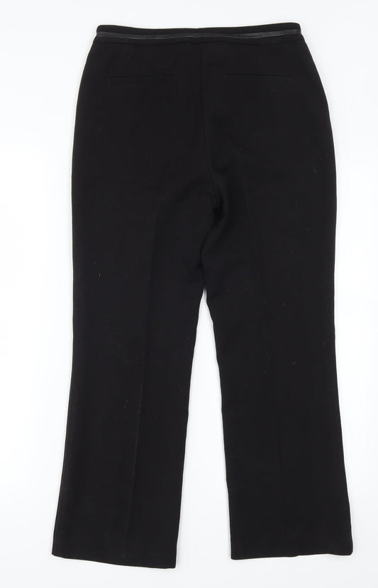 F&F Womens Black   Trousers  Size 6 L25 in
