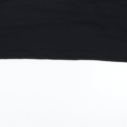 PRETTYLITTLETHING Womens Black   Pullover Sweatshirt Size 8  - Cropped