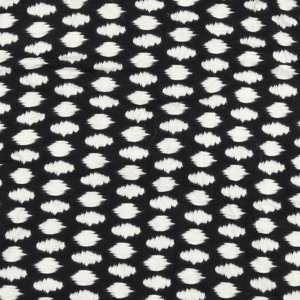 CC Womens Black Polka Dot  Basic Blouse Size XL