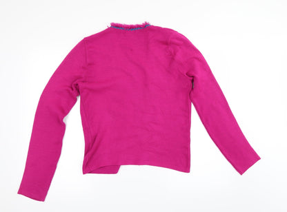 Internacionale Womens Pink   Cardigan Jumper Size L