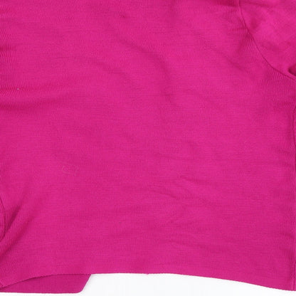 Internacionale Womens Pink   Cardigan Jumper Size L