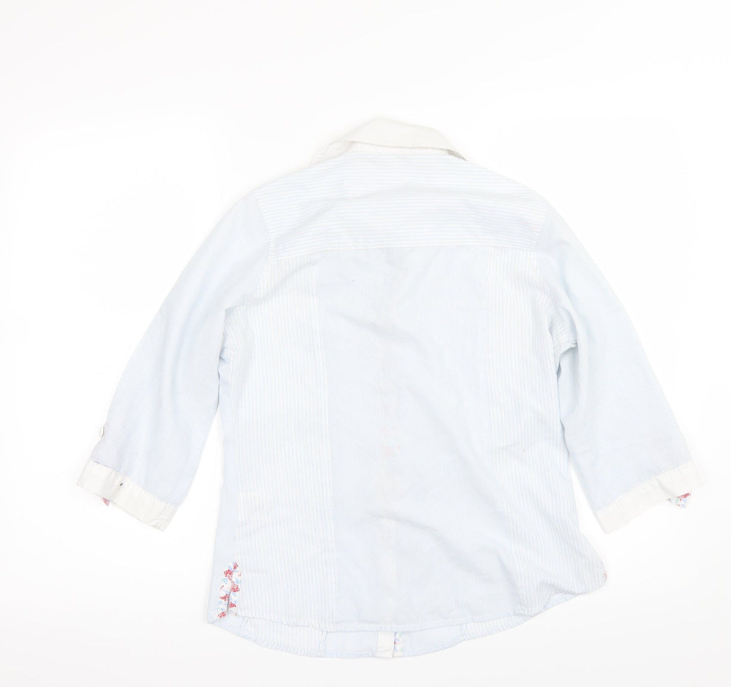 Womens UK Size 8 Lee Cooper Blue Basic Button-Up