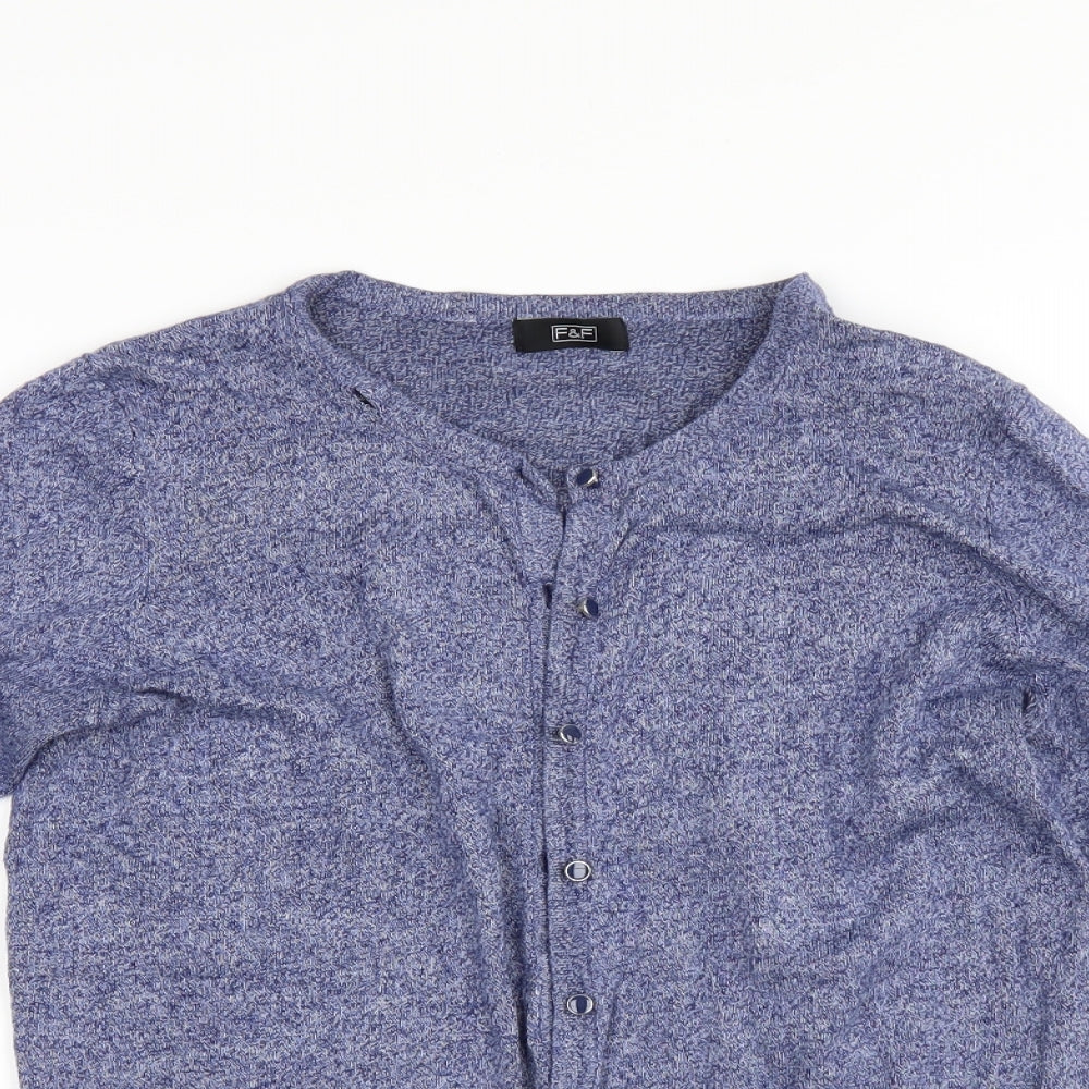 F&Fq Womens Blue   Cardigan Jumper Size 2