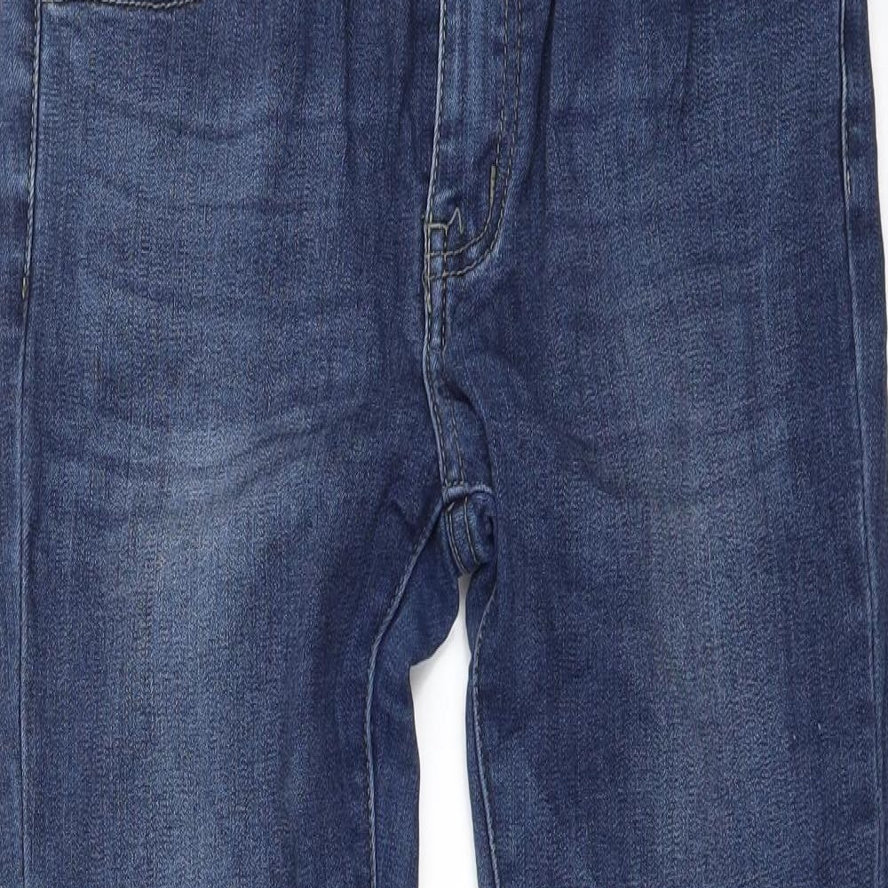 REDAIL Womens Blue  Denim Skinny Jeans Size 10 L28 in - Ankle Slits