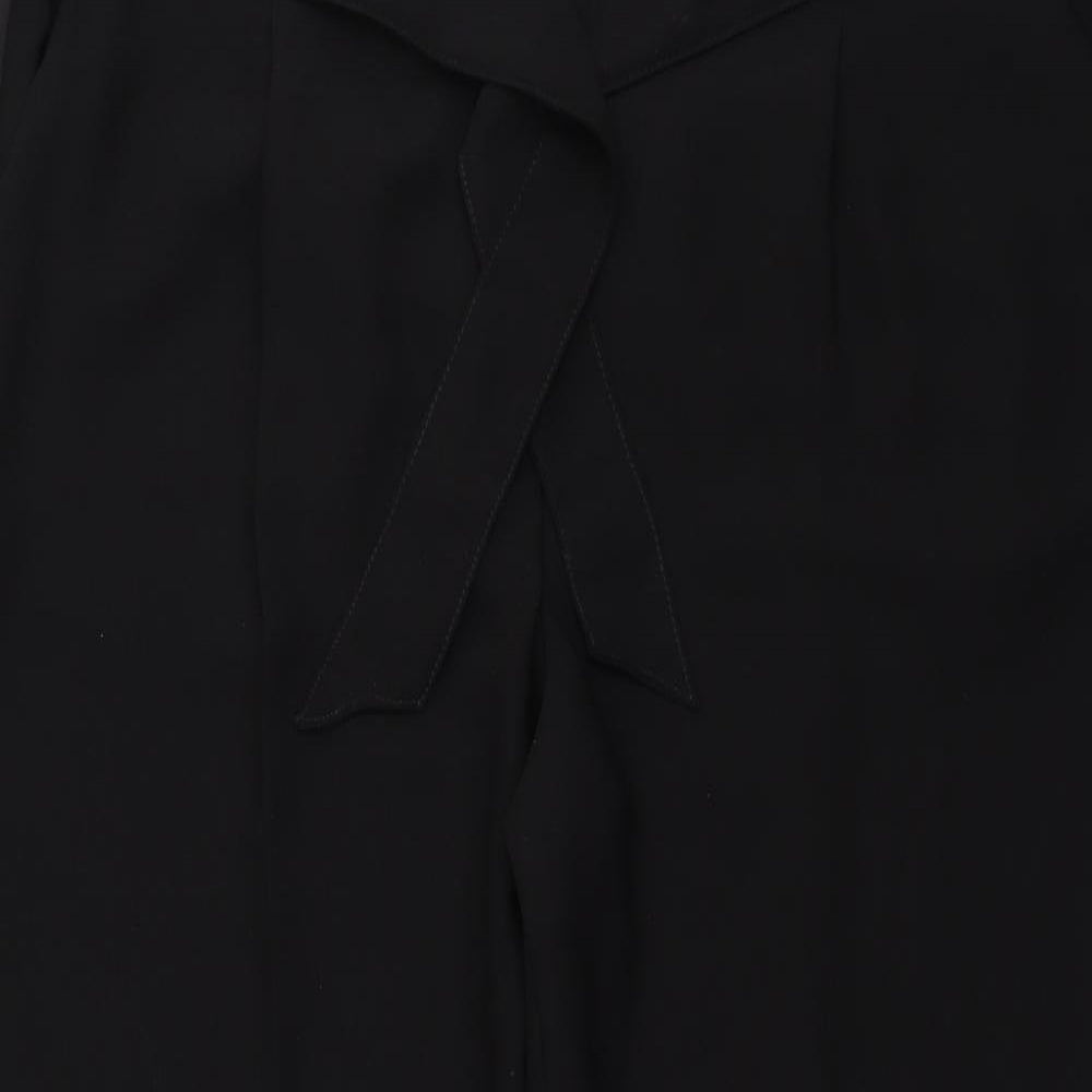 Womens UK Size 18 Marks and Spencer Regular Fit Dress Pants Black Trousers