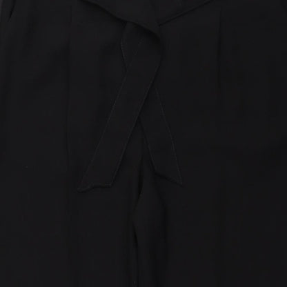 Womens UK Size 18 Marks and Spencer Regular Fit Dress Pants Black Trousers