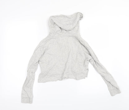 Matalan Girls Green   Pullover Hoodie Size 9 Years  - cropped hoodie
