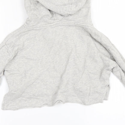 Matalan Girls Green   Pullover Hoodie Size 9 Years  - cropped hoodie
