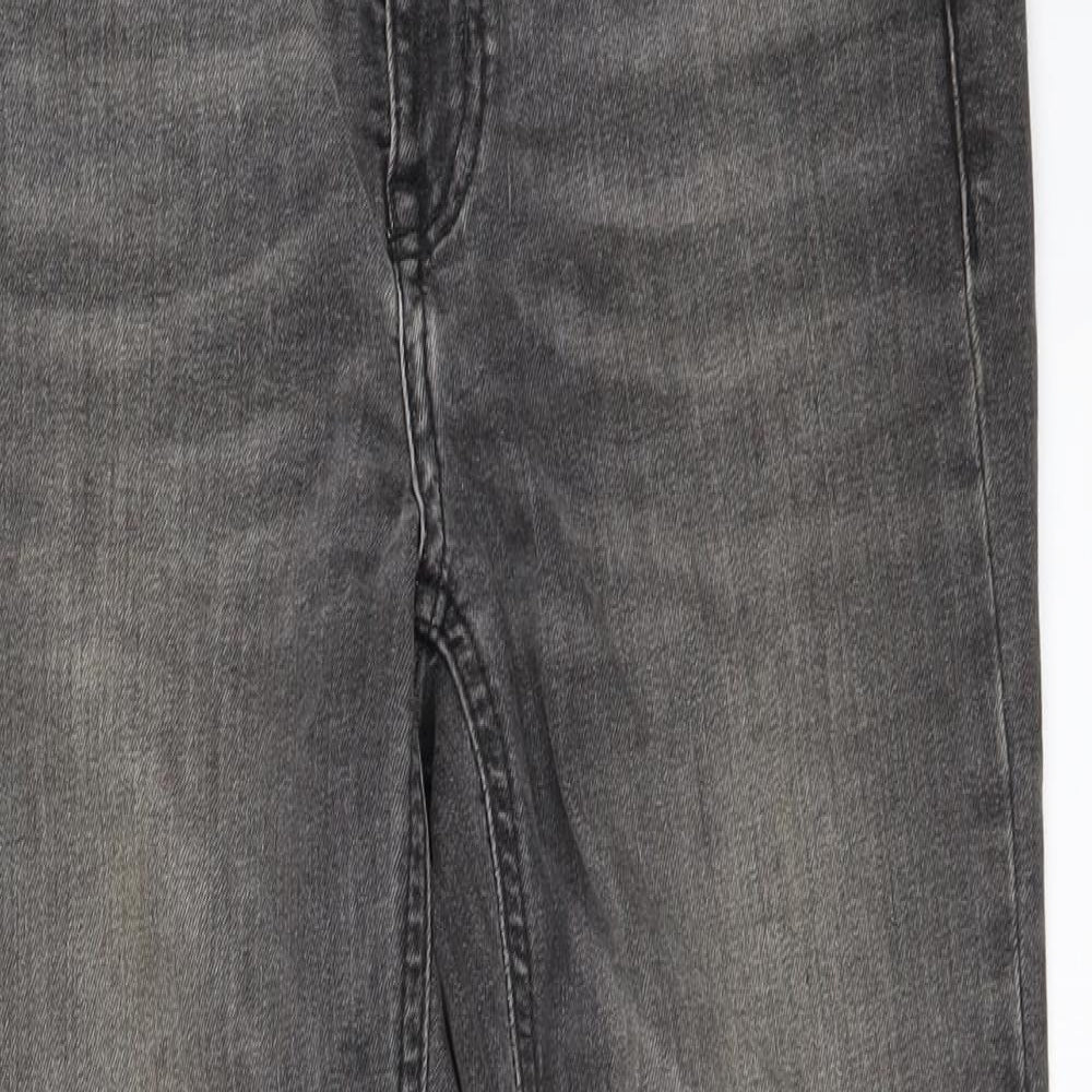 Denim & Co. Womens Black  Denim Skinny Jeans Size 10 L26 in