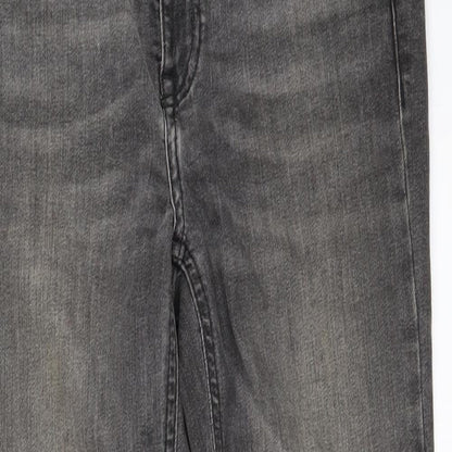Denim & Co. Womens Black  Denim Skinny Jeans Size 10 L26 in