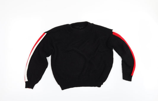 I SAW IT FIRST Womens Black   Pullover Jumper Size L