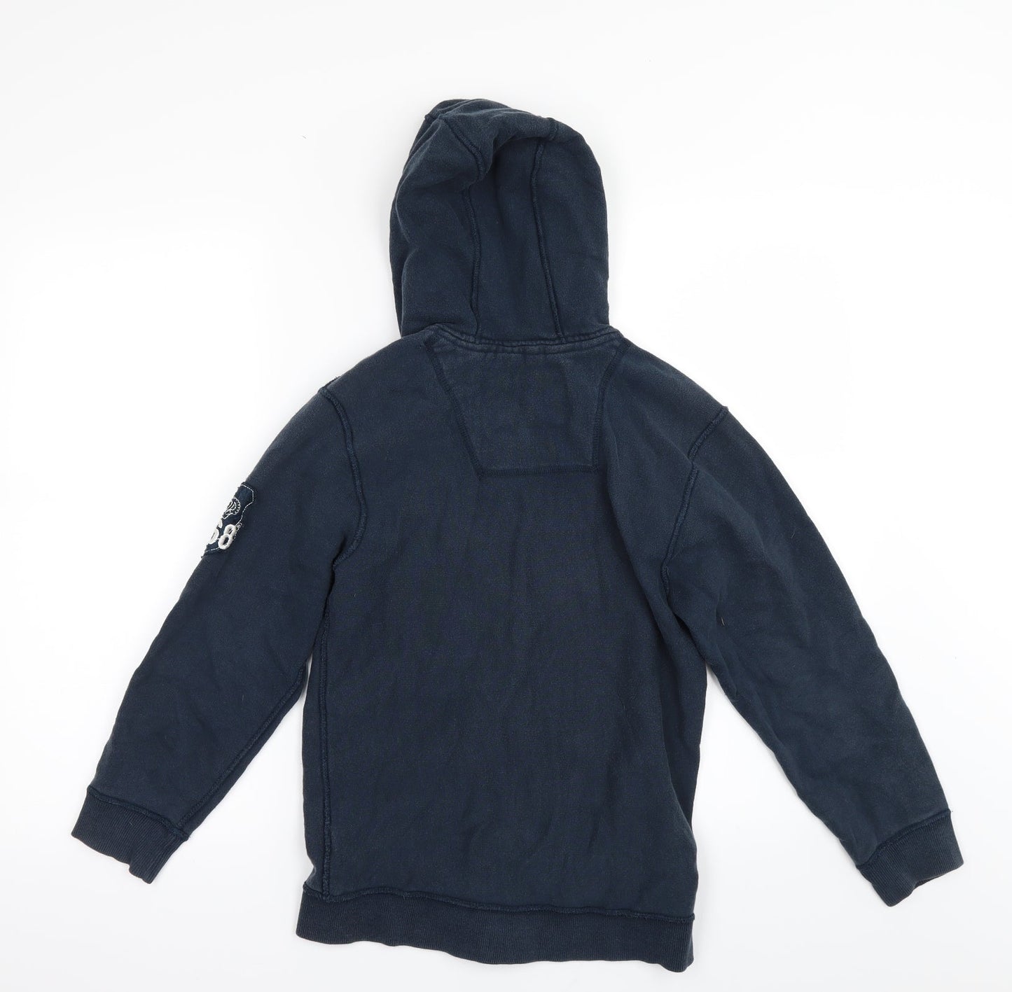 George Boys Blue   Full Zip Hoodie Size 9-10 Years