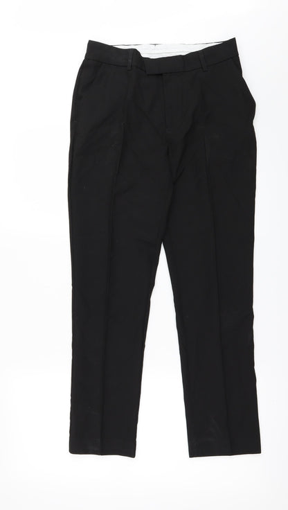 Marks and Spencer Boys Black   Dress Pants Trousers Size 11-12 Years