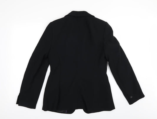 NEXT Womens Black Spotted  Jacket Suit Jacket Size 10