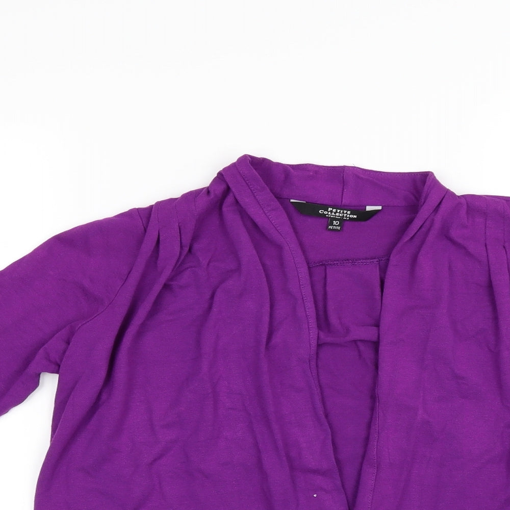 Debenhams Womens Purple   Shrug Jumper Size 10
