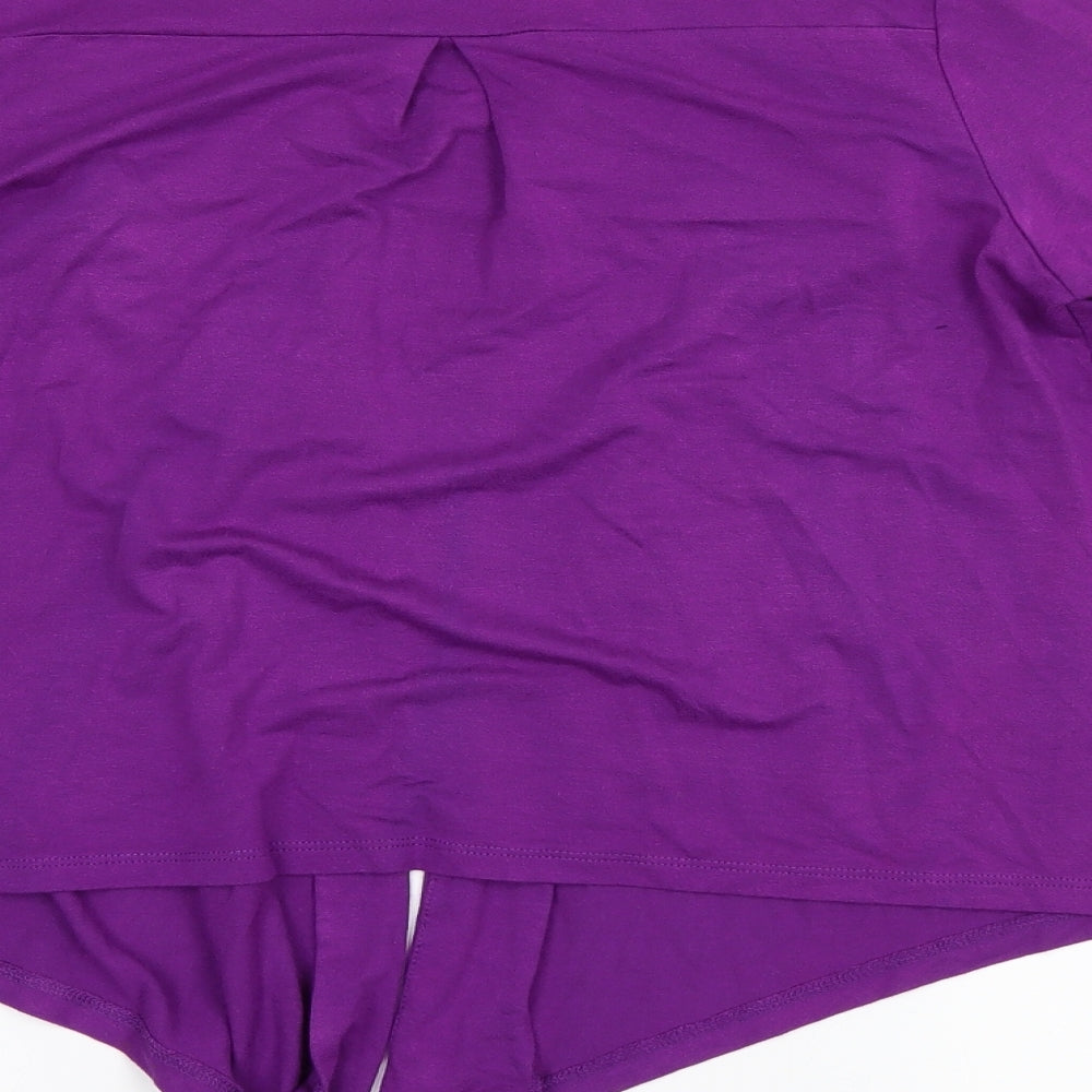 Debenhams Womens Purple   Shrug Jumper Size 10