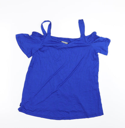 F&F Womens Blue   Basic T-Shirt Size 10