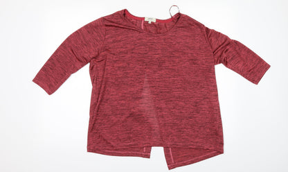 Papaya Womens Orange   Pullover Jumper Size M  - BACK SPLIT