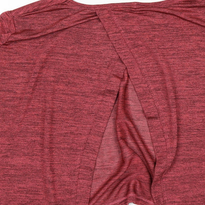 Papaya Womens Orange   Pullover Jumper Size M  - BACK SPLIT