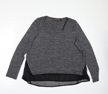 QED London Womens Grey   Tunic Blouse Size L