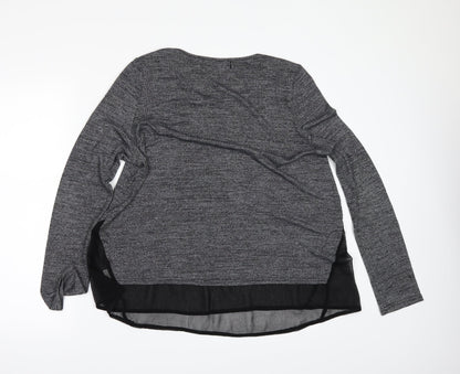 QED London Womens Grey   Tunic Blouse Size L