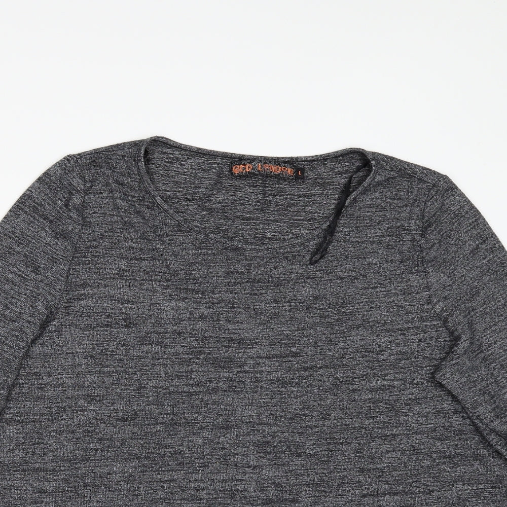 QED London Womens Grey   Tunic Blouse Size L